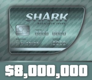 Grand Theft Auto Online - $8,000,000 Megalodon Shark Cash Card PC Activation Code